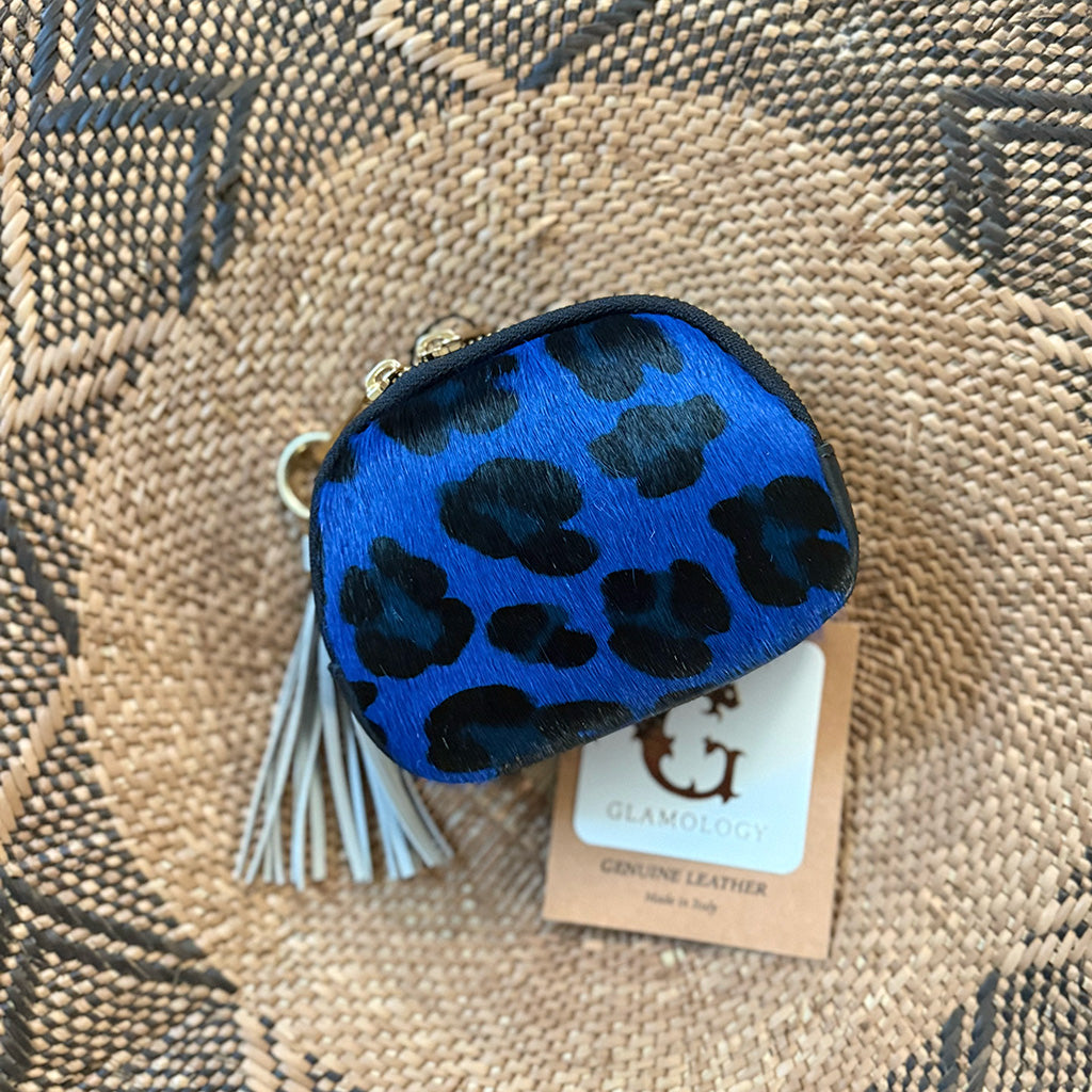 Wild Side - Italian Leather Animal Print Pouch