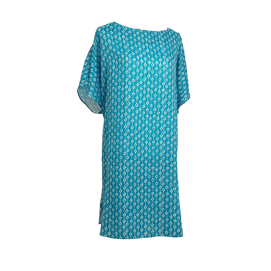Caribbean Dream - Sheer Crossweave Beaded Kaftan