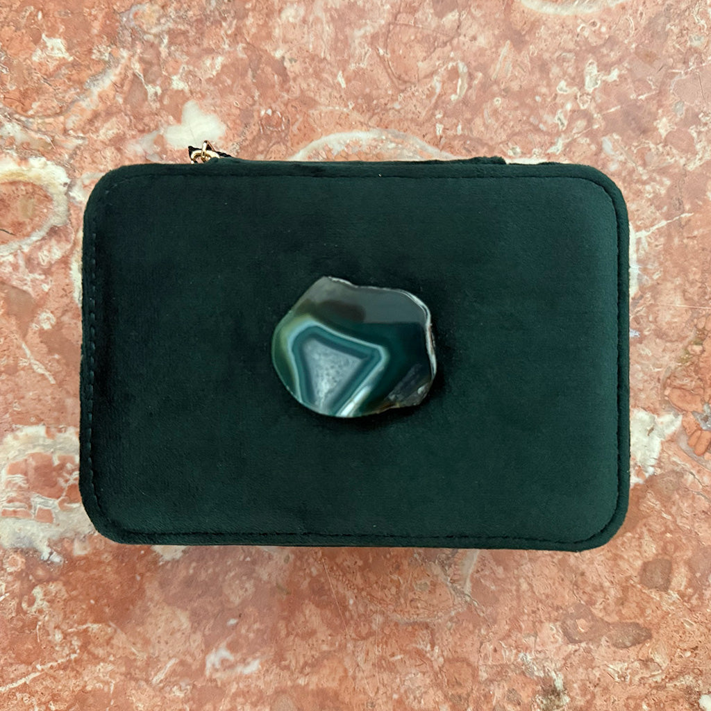 Pandora's box - Velvet Travel Jewellery Box