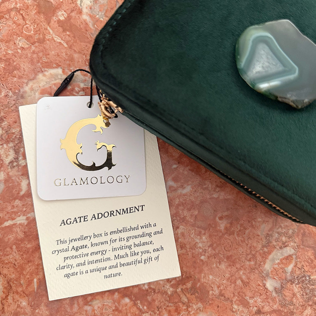 Pandora's box - Velvet Travel Jewellery Box