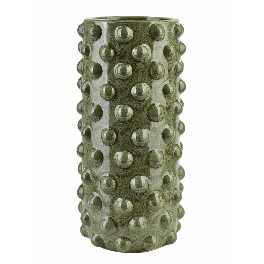 Sea Urchins - Painted Ceramic Relief Vase Tall