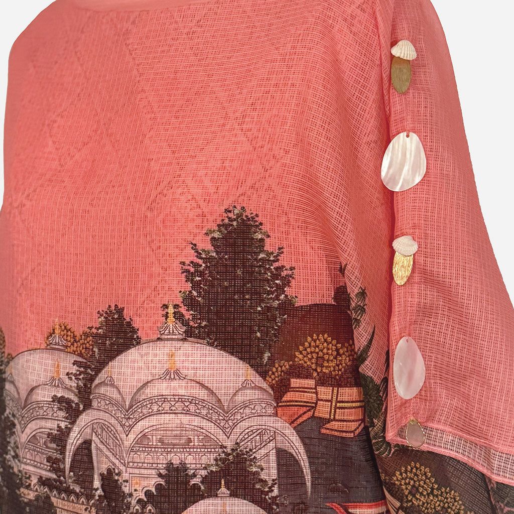 The Taj Melhor - Sheer Crossweave Beaded Kaftan