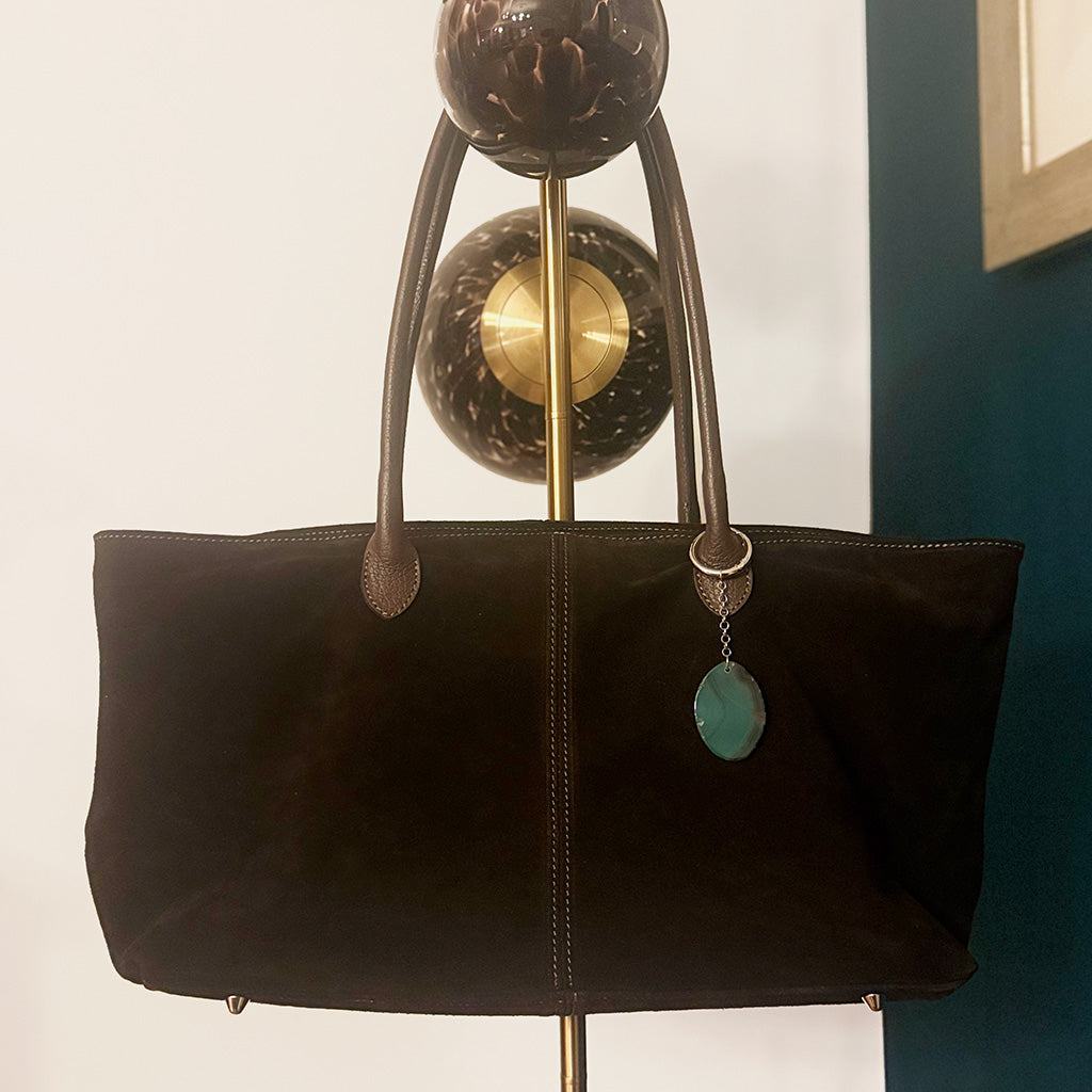 Baguette Bag - Italian Suede Leather Shopper