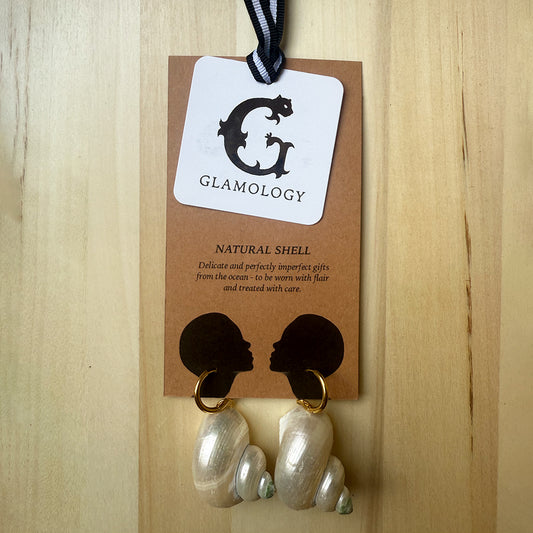 Conch Shell Statement Earrings