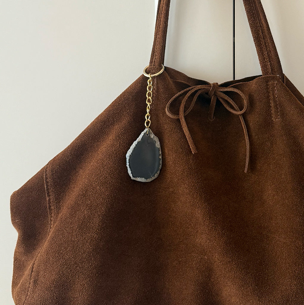 Soft Shopper - Italian Suede Leather Unlined