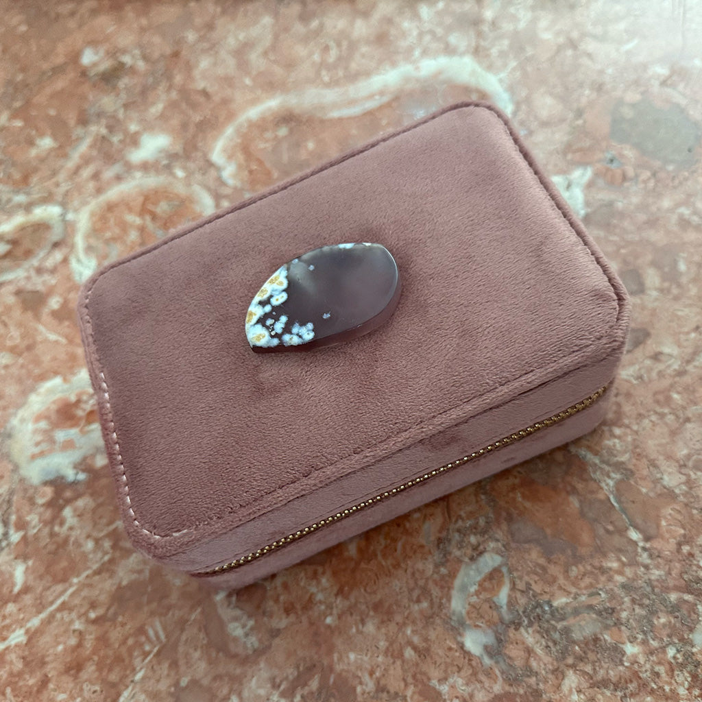 Pandora's box - Velvet Travel Jewellery Box