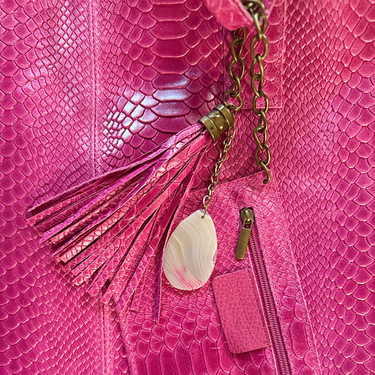 Ophidia - Italian Snake Leather Shopper