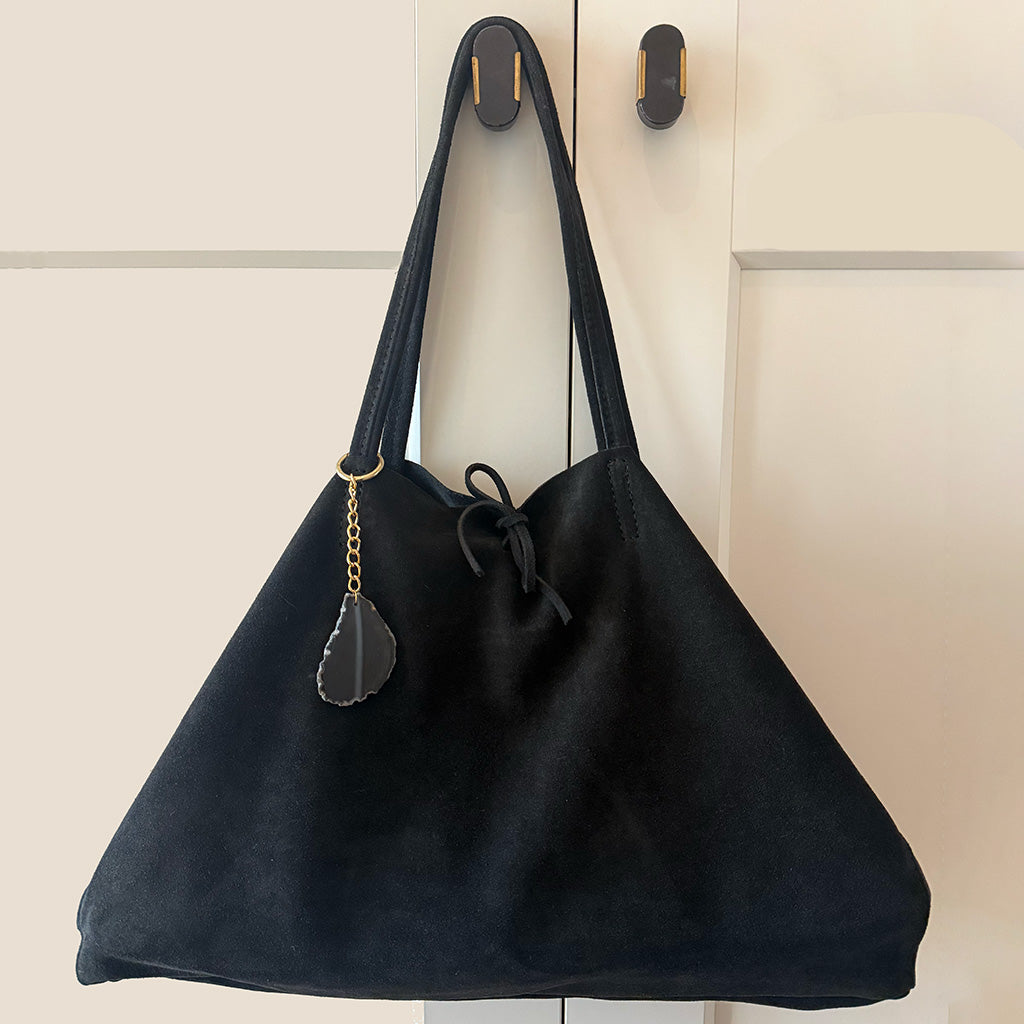 Soft Shopper - Italian Suede Leather Unlined