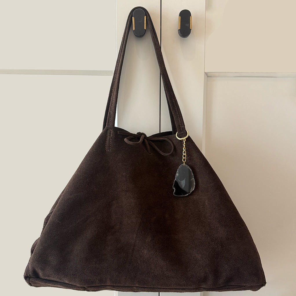 Soft Shopper - Italian Suede Leather Unlined