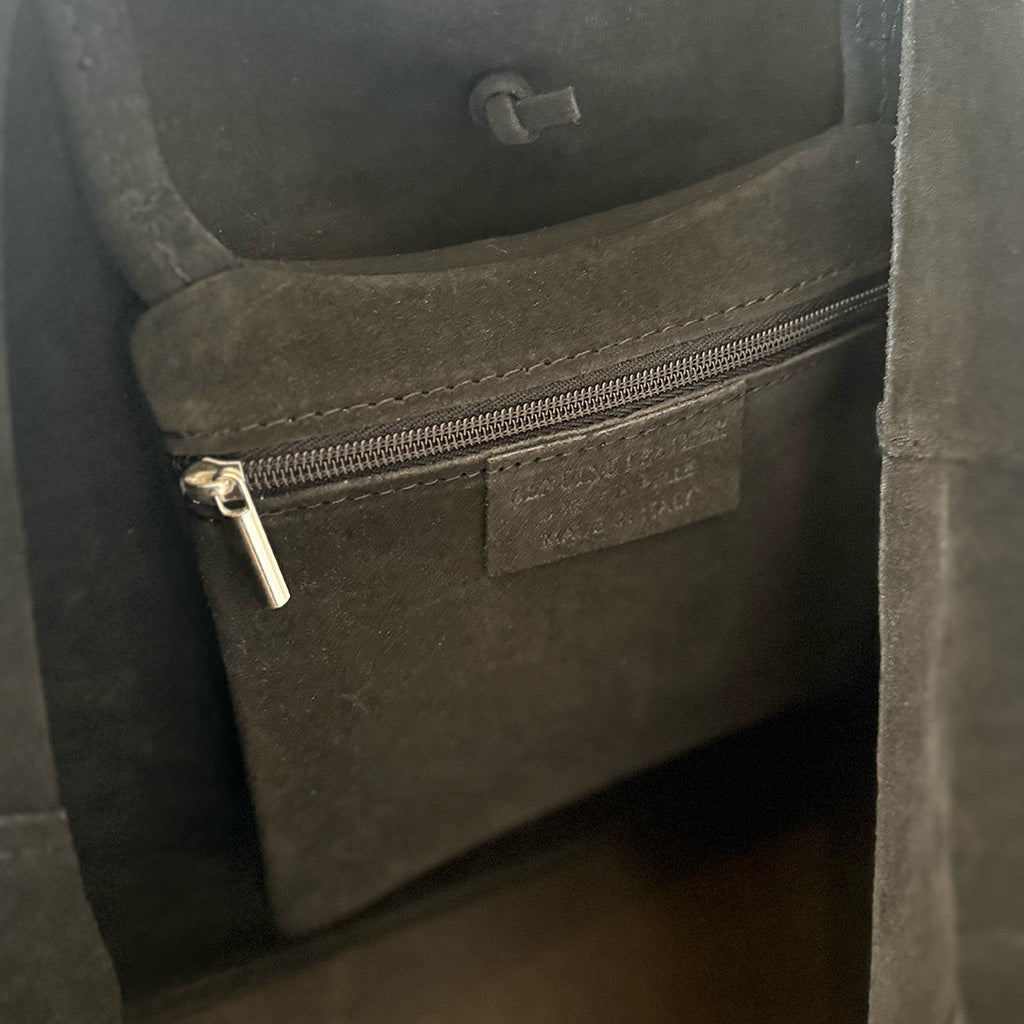 Soft Shopper - Italian Suede Leather Unlined