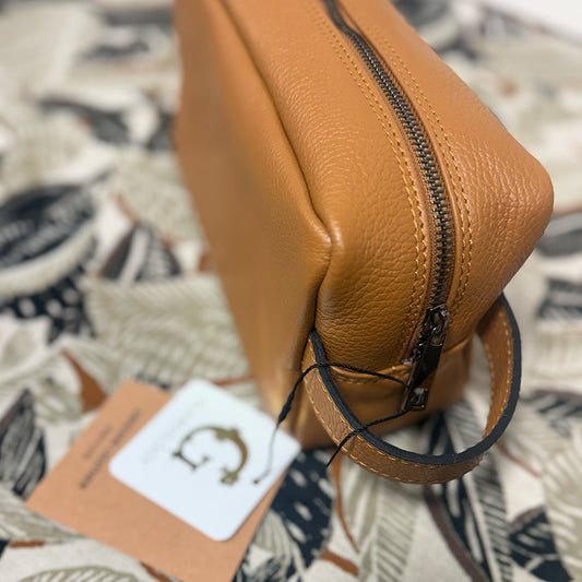 Treasure Chest - Italian Leather Makeup and Toiletry Bag