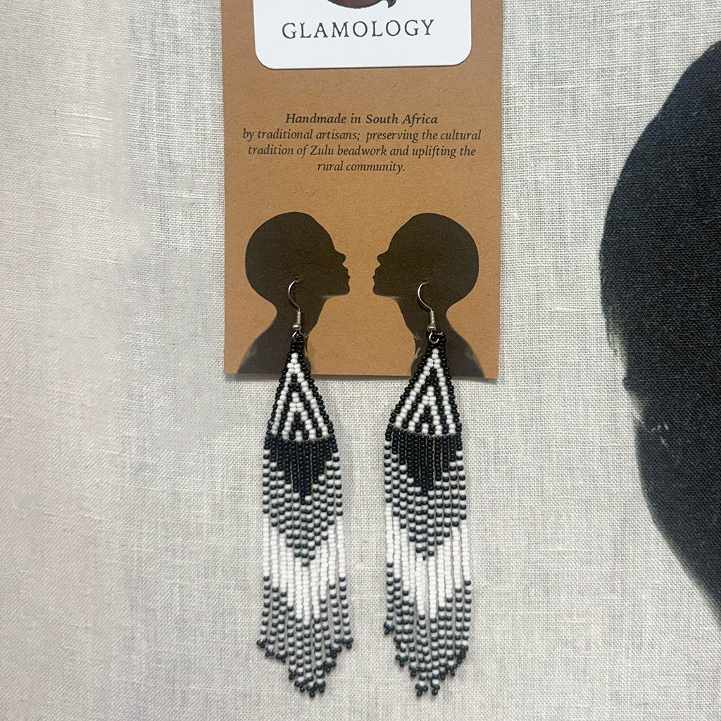 Thonga - Hand-beaded African Earrings